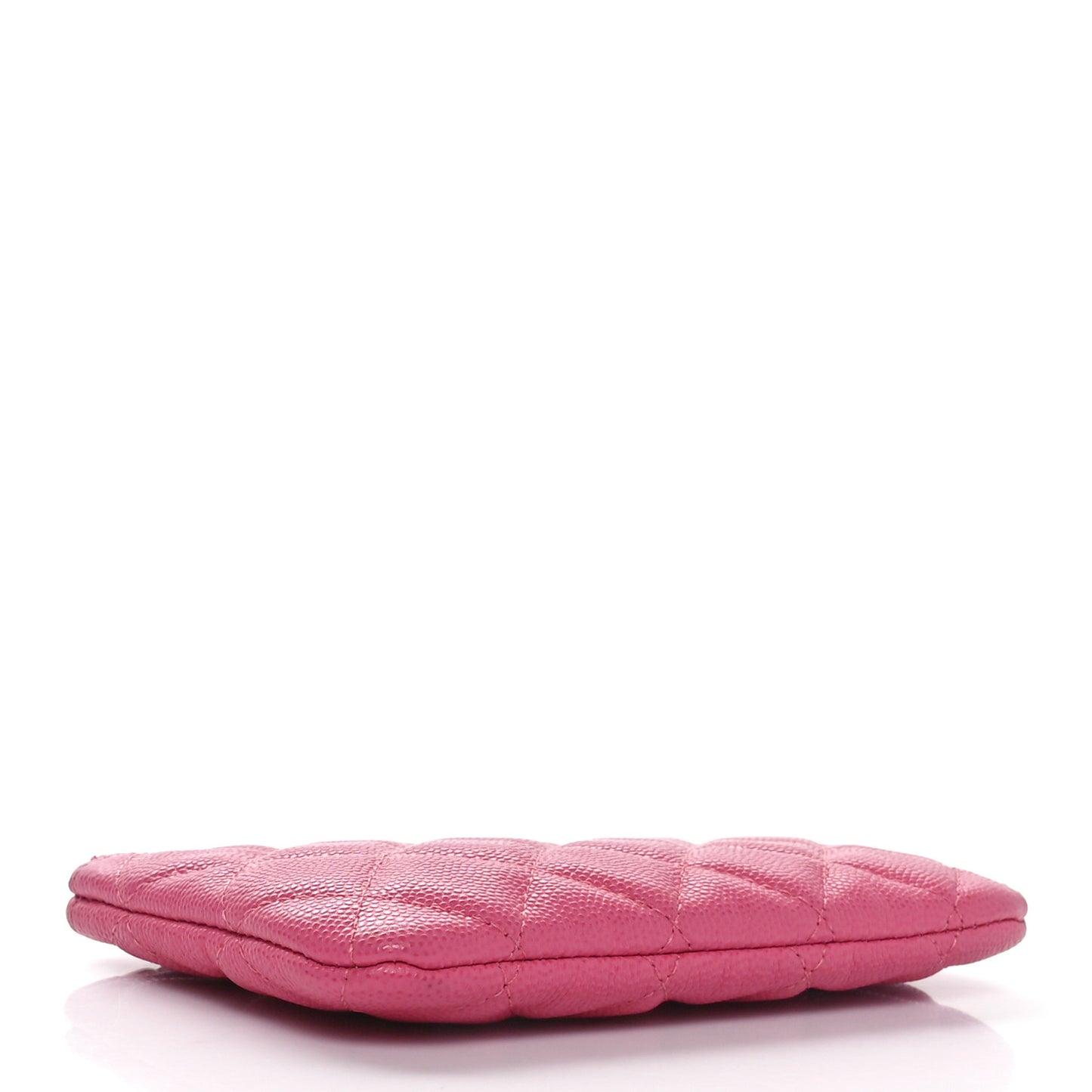 Caviar Quilted Small Cosmetic Case Pink