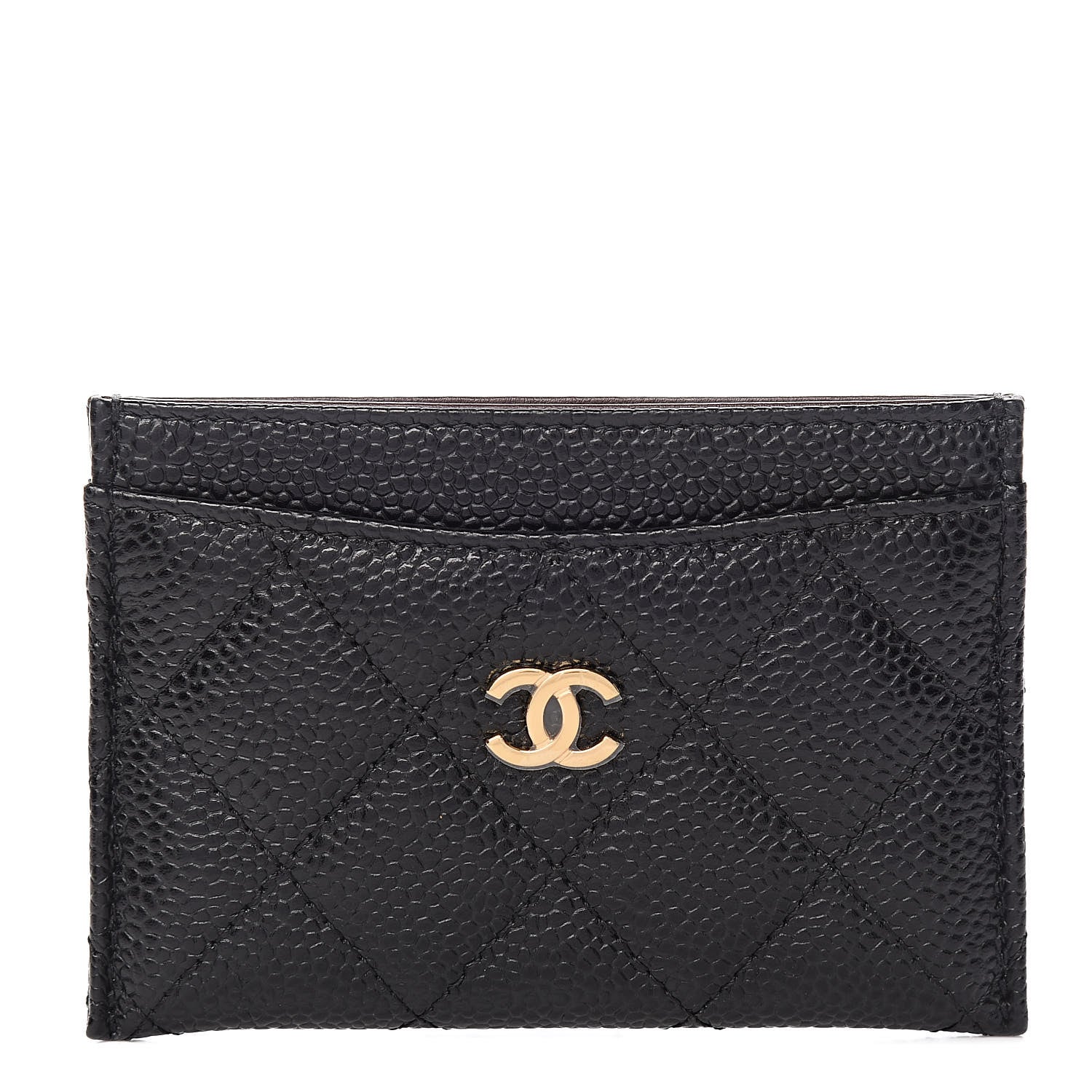 Chanel Caviar Quilted Card Holder Black 1 of 9