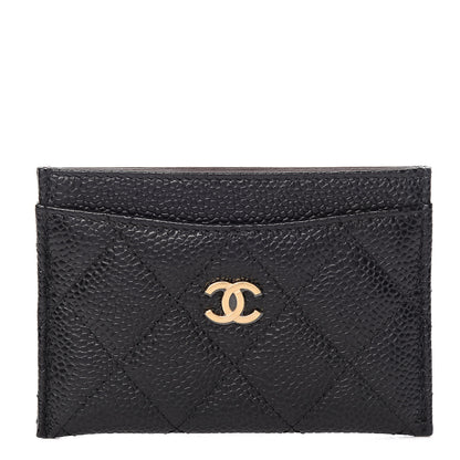 Chanel Caviar Quilted Card Holder Black 1 of 9