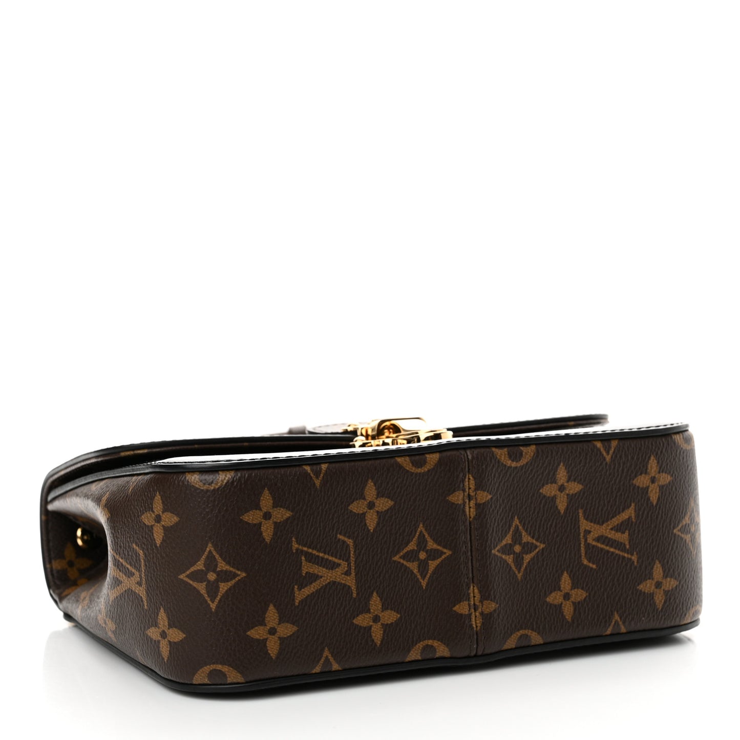 Patent Calfskin Monogram Cherrywood BB Black