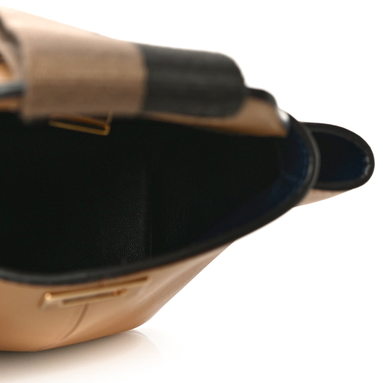 Fendi Vitello Grace Matte Mini Guitar Bag Miele Scuro 5 of 10