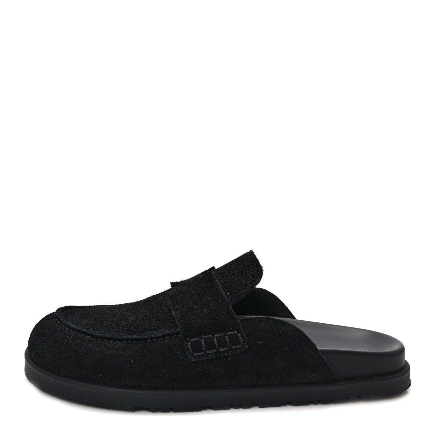 Suede Calfskin Go Mules 40 Black