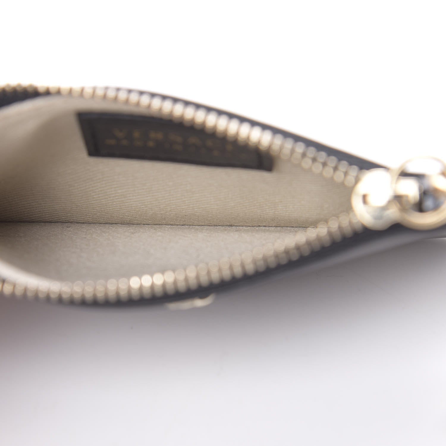 Versace Patent Medusa Coin Pouch Black 5 of 6