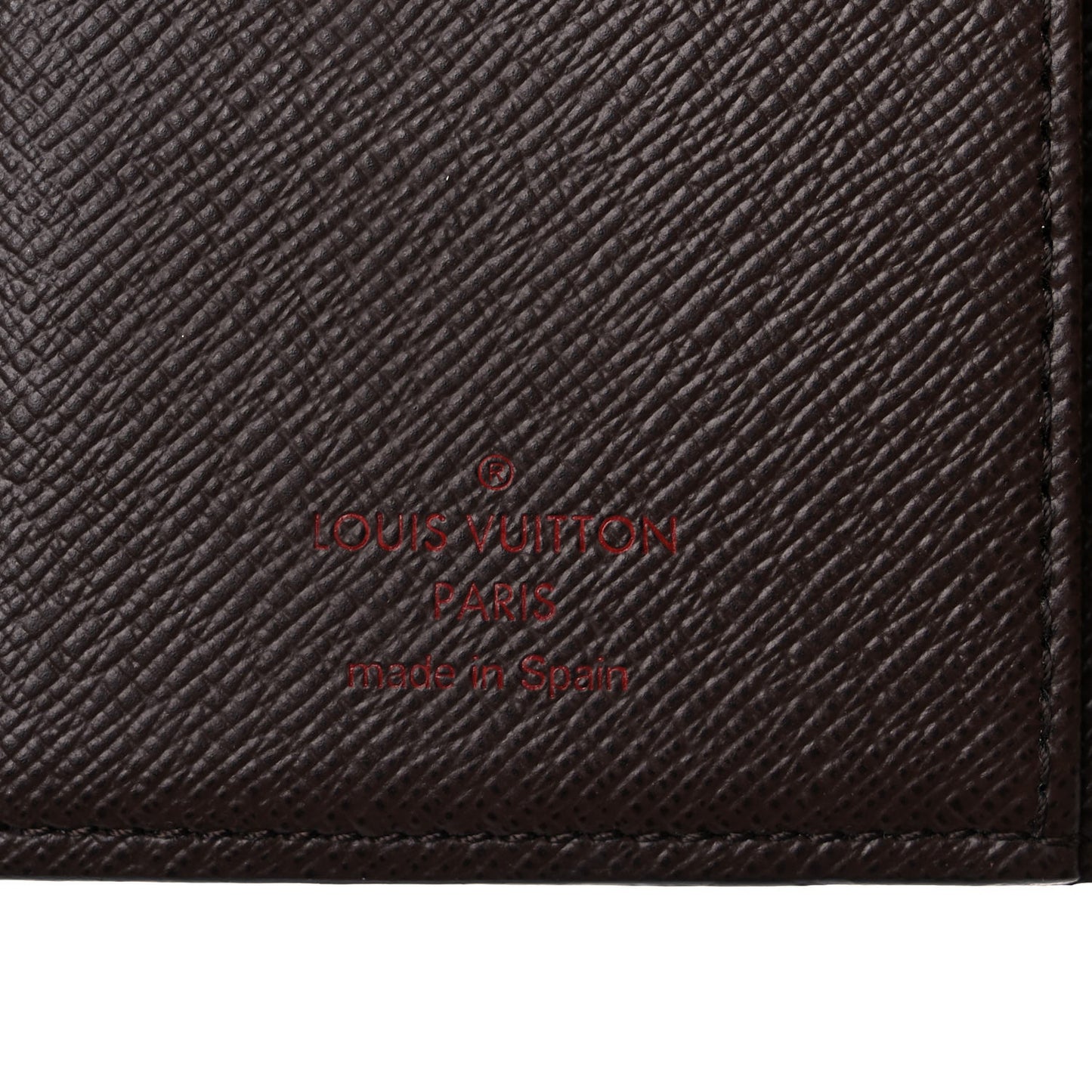 Damier Ebene Small Ring Agenda Cover