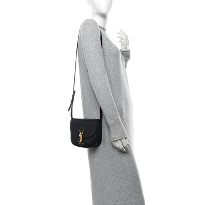 Saint Laurent Smooth Calfskin Classic Monogram Small Kaia Satchel Black 2 of 9