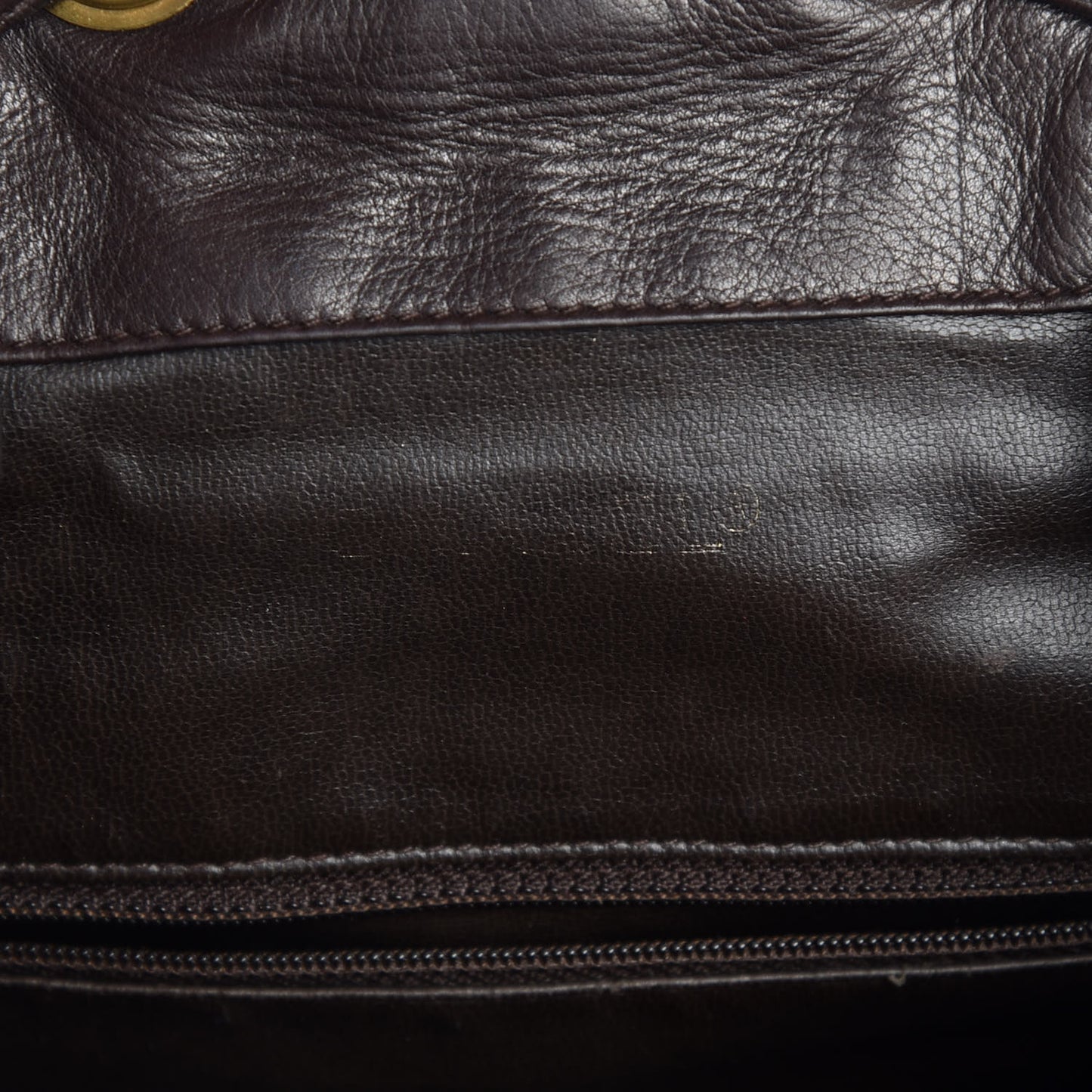 Wool Quilted Backpack Brown