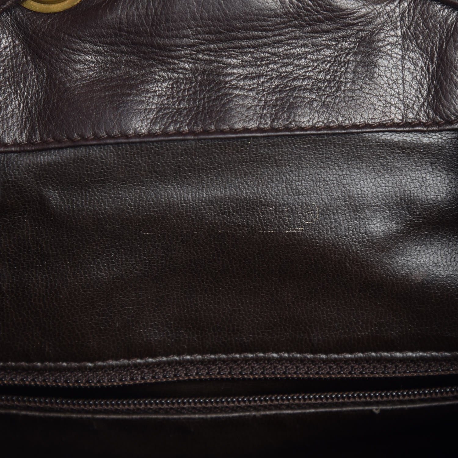 Chanel Wool Quilted Backpack Brown 8 of 15