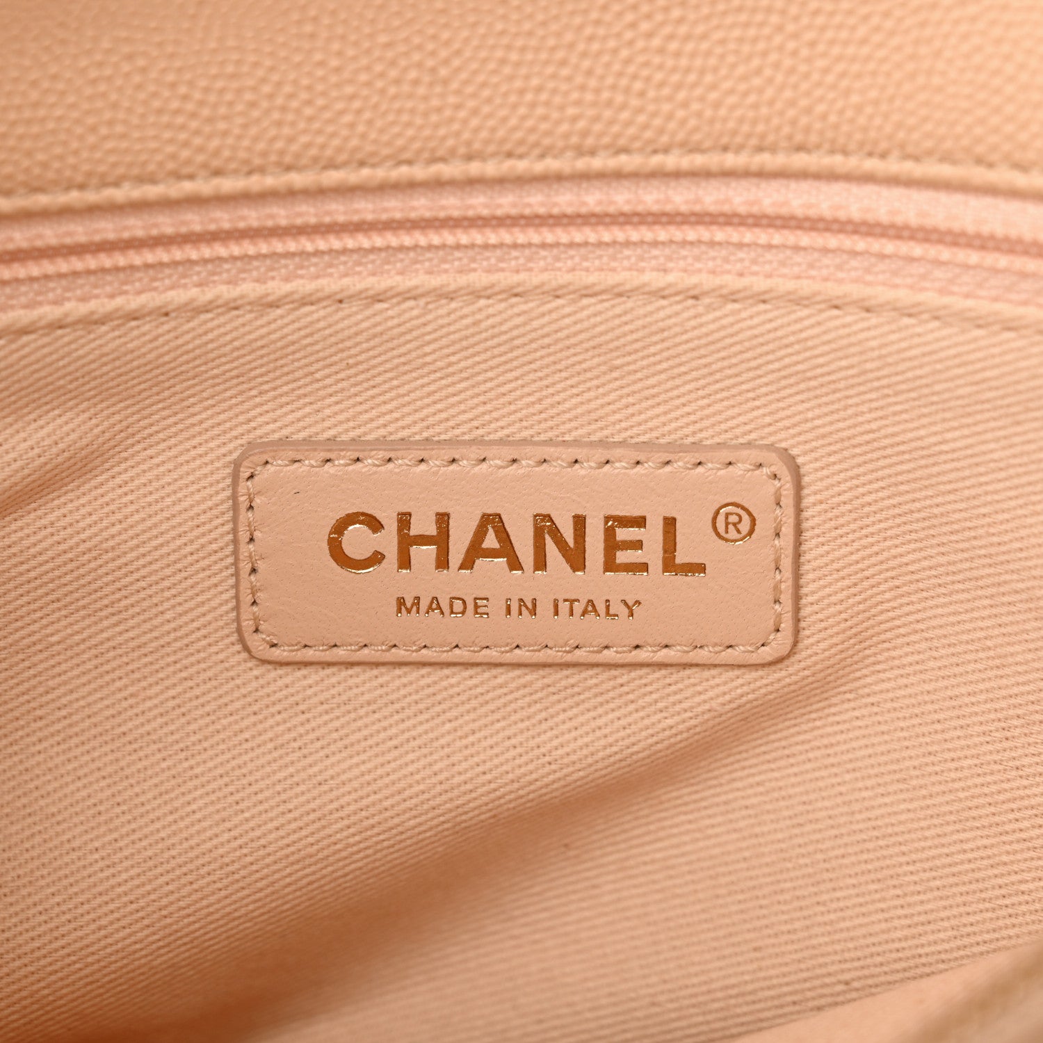 Chanel Caviar Quilted Small Coco Handle Flap Beige 6 of 11