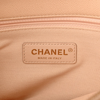 Chanel Caviar Quilted Small Coco Handle Flap Beige 6 of 11