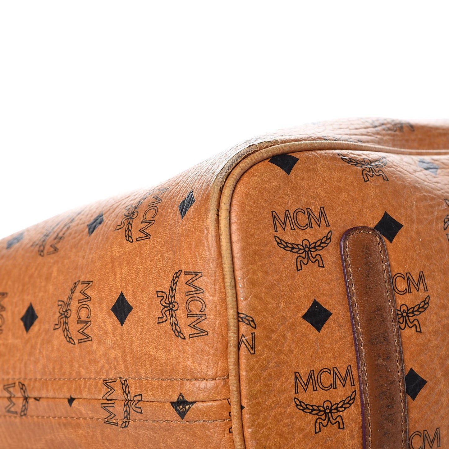 Visetos Liz Reversible Shopper Tote Cognac