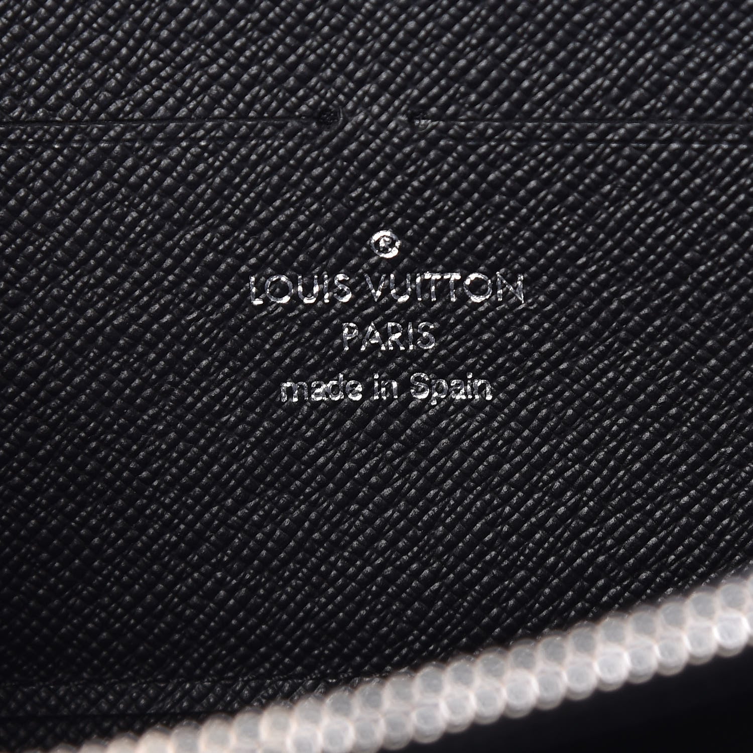 Louis Vuitton Epi Zippy Wallet Black 6 of 7