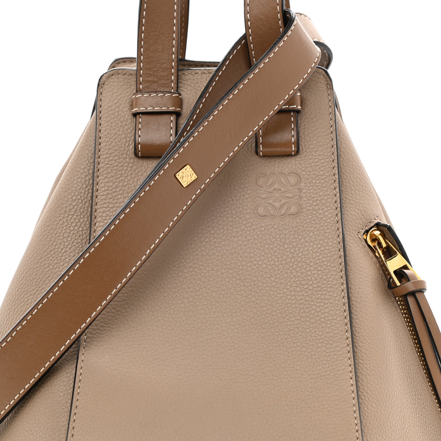 Loewe Calfskin Medium Hammock Shoulder Bag Sand Mink 8 of 12
