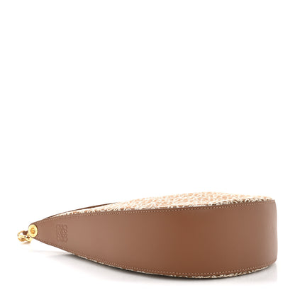 Loewe Jacquard Anagram Calfskin Luna Bag Tan Pecan 4 of 10