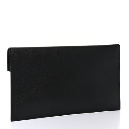 Saint Laurent Grain De Poudre Uptown Pouch Black 3 of 8