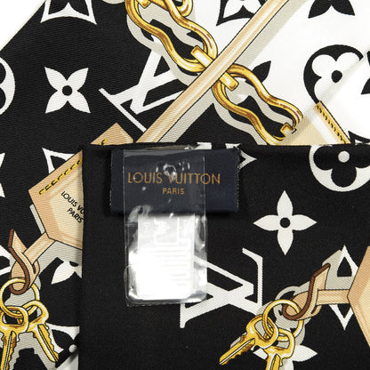 Louis Vuitton Silk Monogram Confidential Bandeau Black 4 of 4
