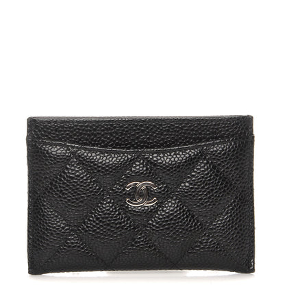 Chanel Caviar Quilted Card Holder Black 1 of 8