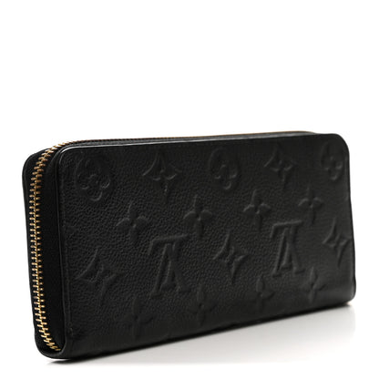 Louis Vuitton Empreinte Clemence Wallet Black 3 of 8