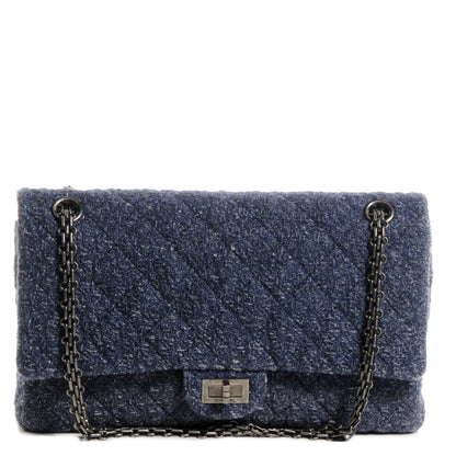 Chanel Tweed 2.55 Reissue 226 Flap Blue 1 of 9