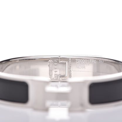 Hermes Enamel Narrow Clic Clac H Bracelet PM Black 4 of 6