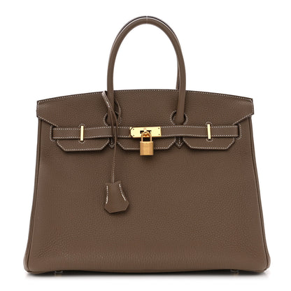 Hermes Togo Birkin 35 Etoupe 1 of 12