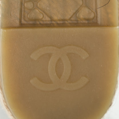 Chanel Lambskin CC Espadrilles 40 Black 6 of 9
