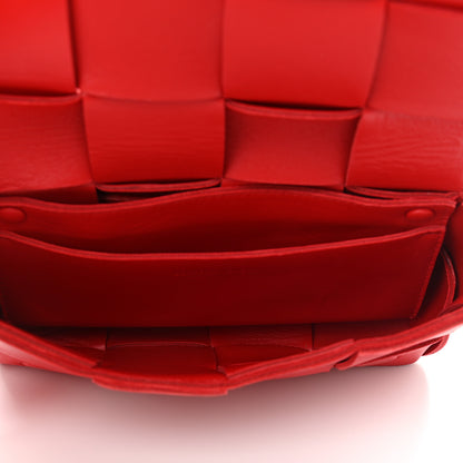 Bottega Veneta Nappa Maxi Intreccio The Belt Cassette Bag Bright Red 5 of 9