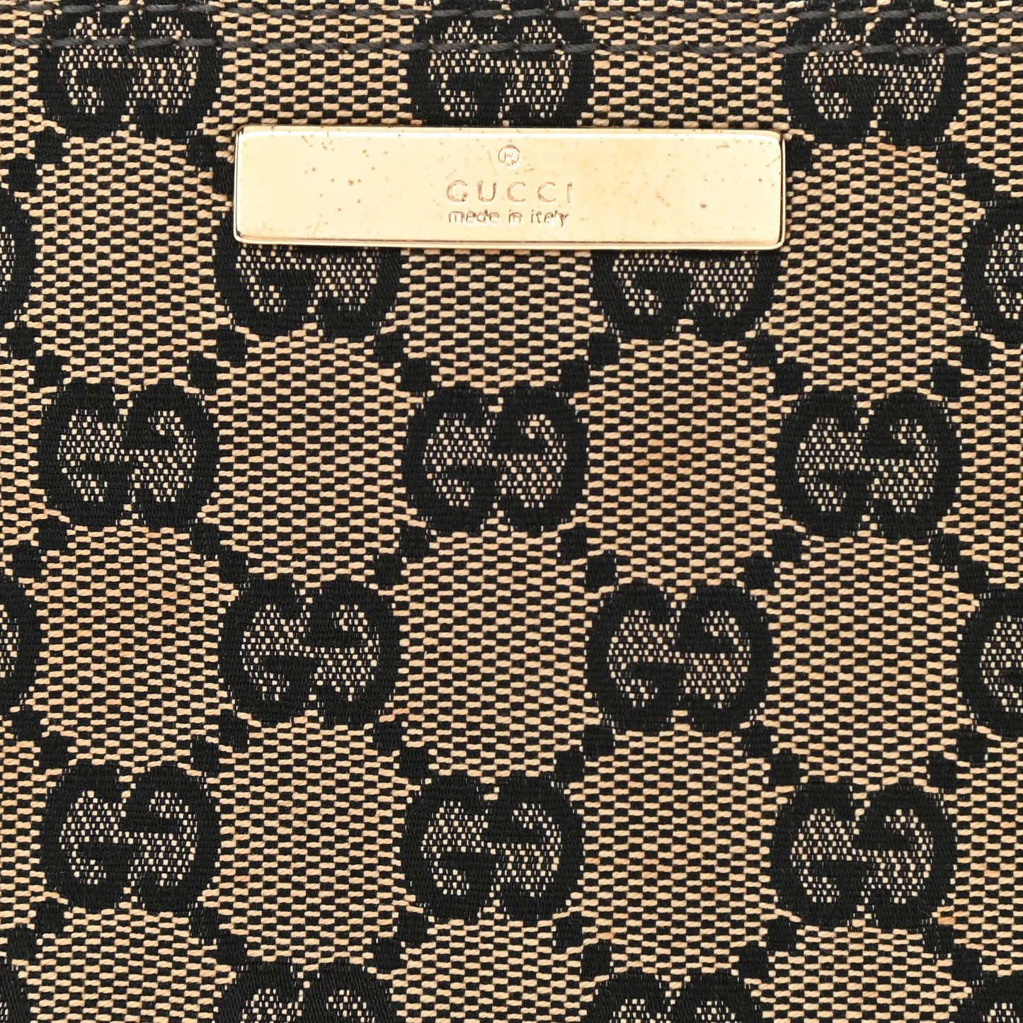 Monogram Web Boat Pochette Black