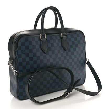 Louis Vuitton Damier Cobalt Dandy MM Briefcase 2 of 8