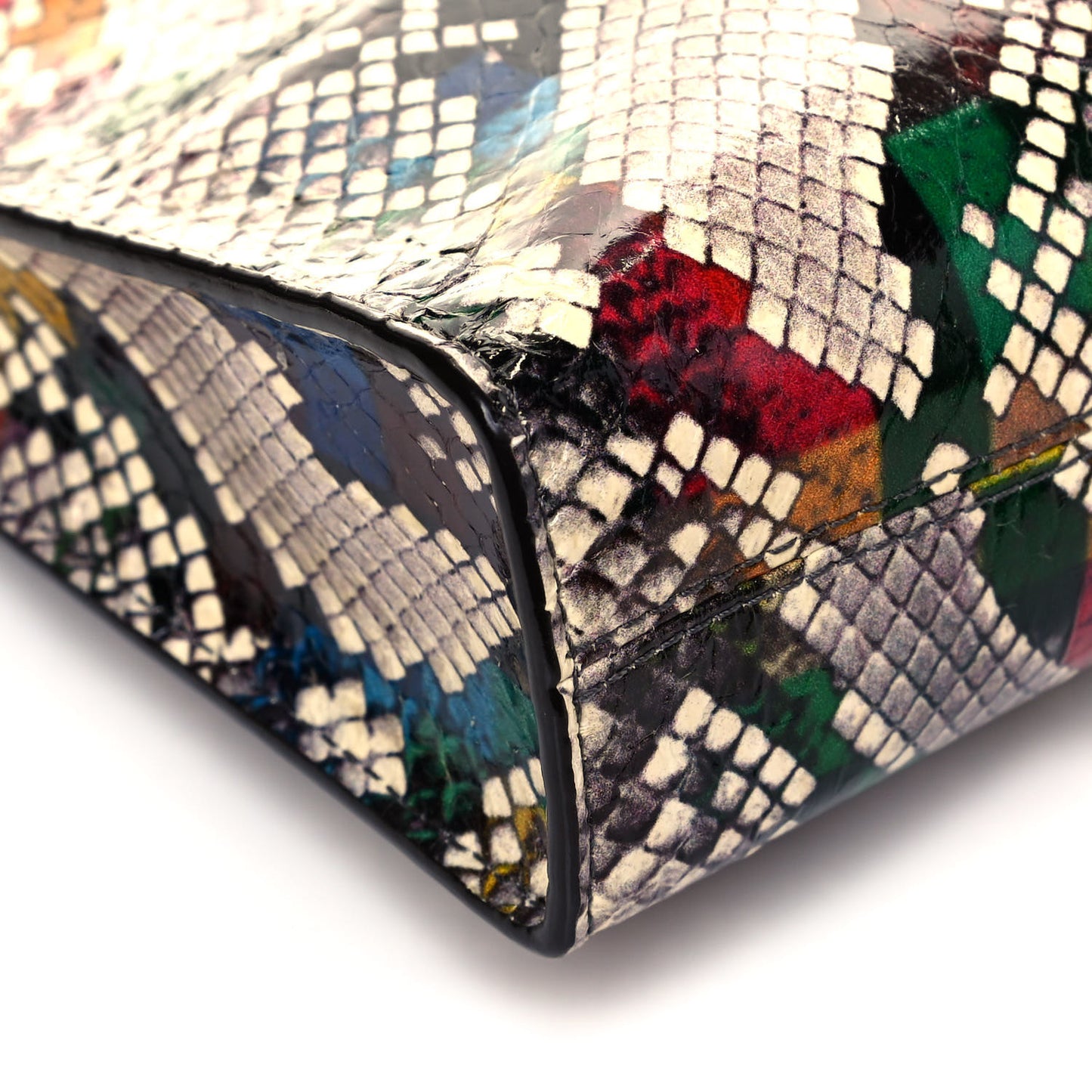 Elaphe Snakeskin Callie Mini Hobo Multicolor