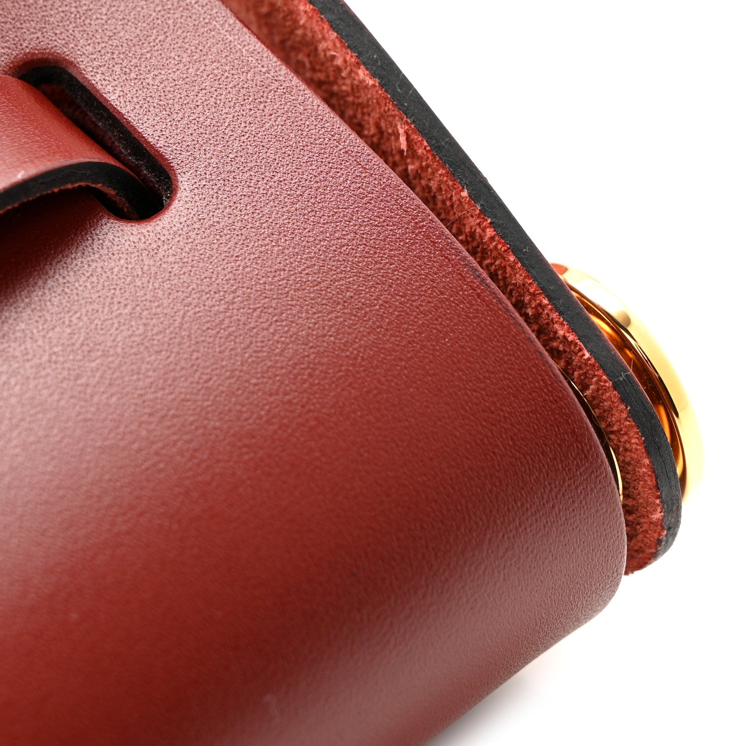 Hermes Military Toile Vache Hunter Herbag Zip Retourne 20 Rouge H 11 of 12