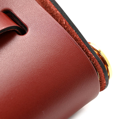 Hermes Military Toile Vache Hunter Herbag Zip Retourne 20 Rouge H 11 of 12