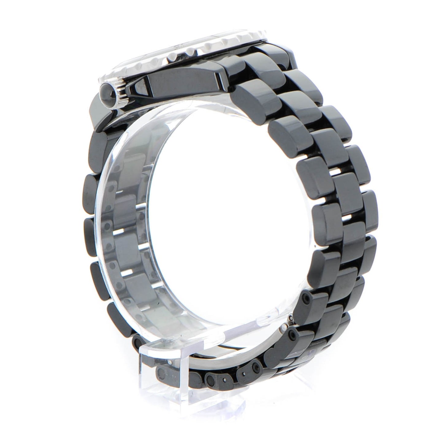 Stainless Steel Ceramic 33mm J12 Quartz Watch Black
