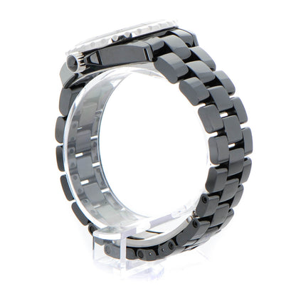 Chanel Stainless Steel Ceramic 33mm J12 Quartz Watch Black 4 of 9