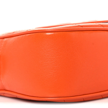 Gucci Sakai Be Green Calfskin Diagonal Stitched Small Blondie Shoulder Bag Orange 9 of 10