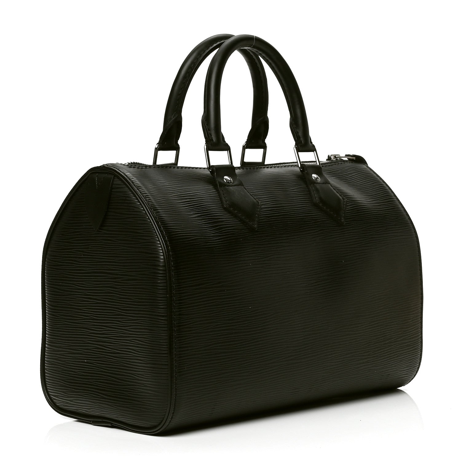 Louis Vuitton Epi Speedy 25 Black 2 of 4