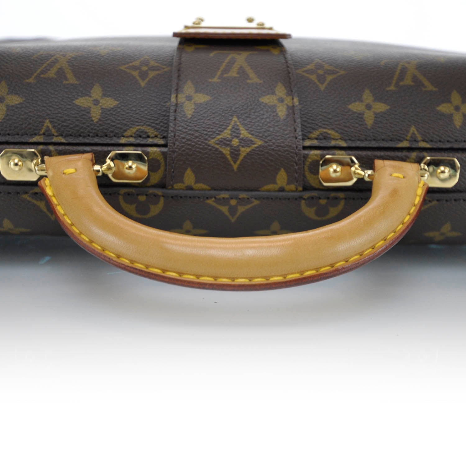 Louis Vuitton Monogram Serviette Fermoir Briefcase 6 of 9