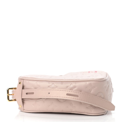 Louis Vuitton Lambskin Embossed Monogram Fall In Love Sac Coeur Light Pink 4 of 8