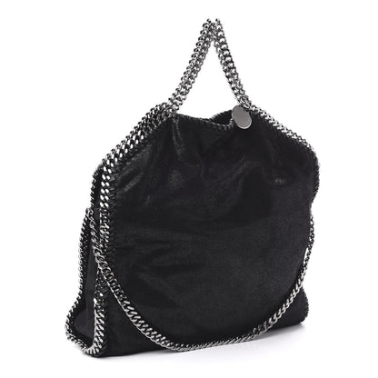 Stella McCartney Shaggy Deer Falabella Fold Over Tote Black 3 of 10
