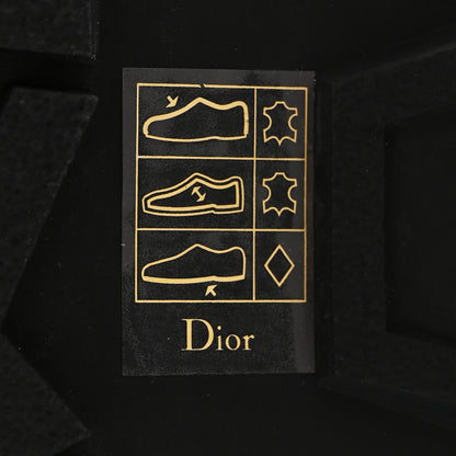 Christian Dior Brushed Calfskin Rubber Dioriron Derby Flat Shoes 41 Black 8 of 23