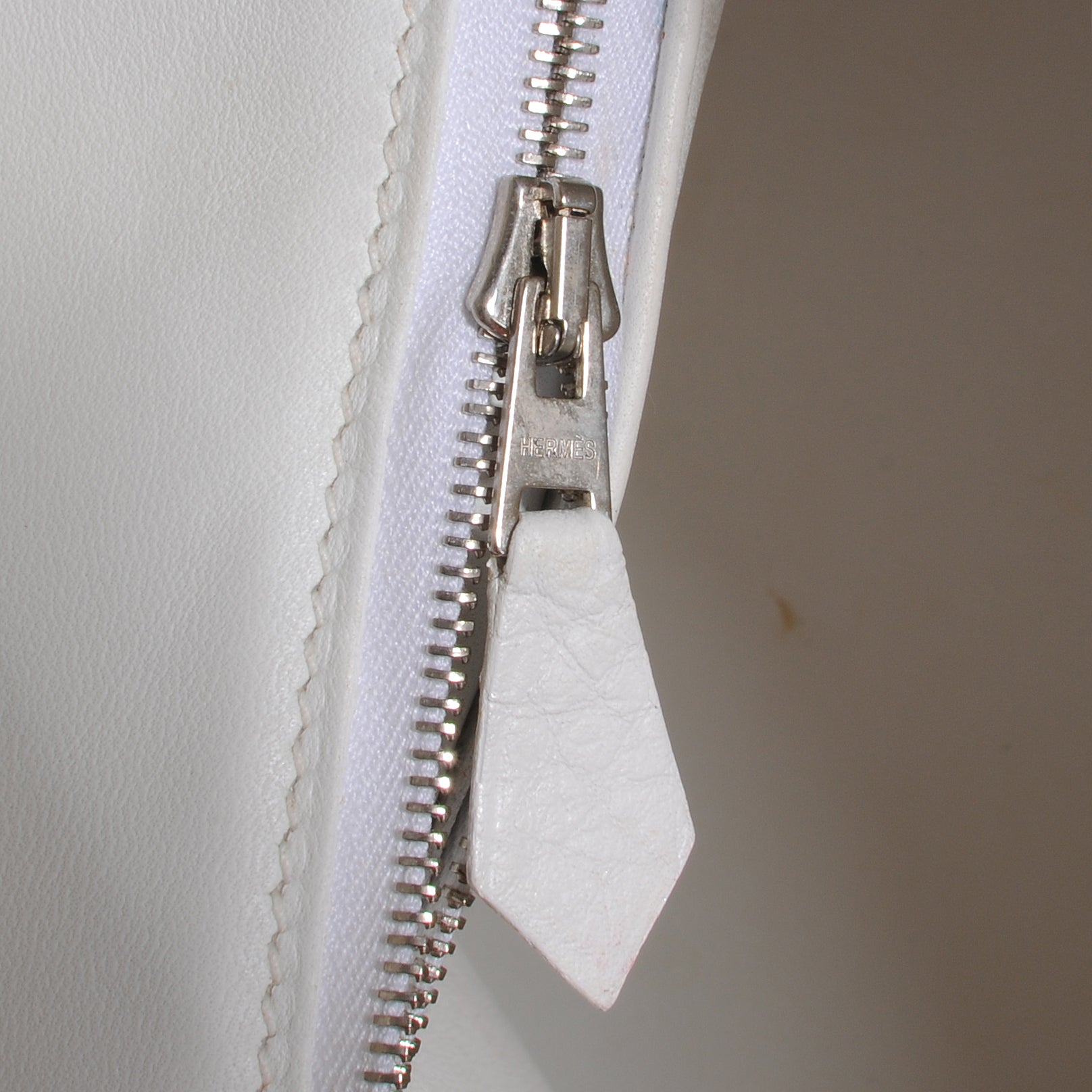 Hermes Taurillon Clemence Birkin 35 White 8 of 11