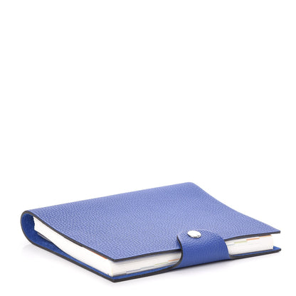 Hermes Togo Ulysse PM Notebook Cover Bleu Electrique 4 of 9