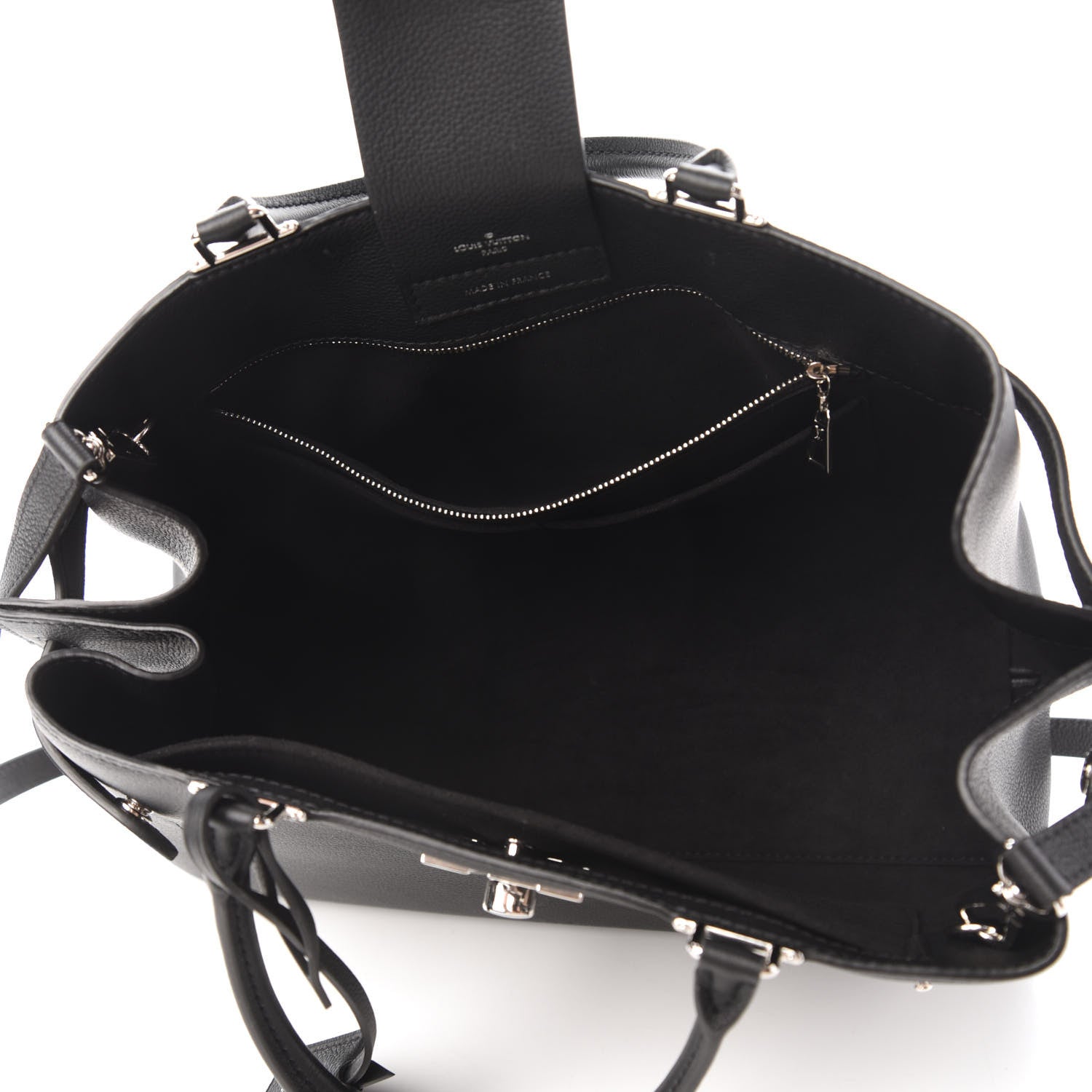 Louis Vuitton Calfskin Lockme Day Black 5 of 10