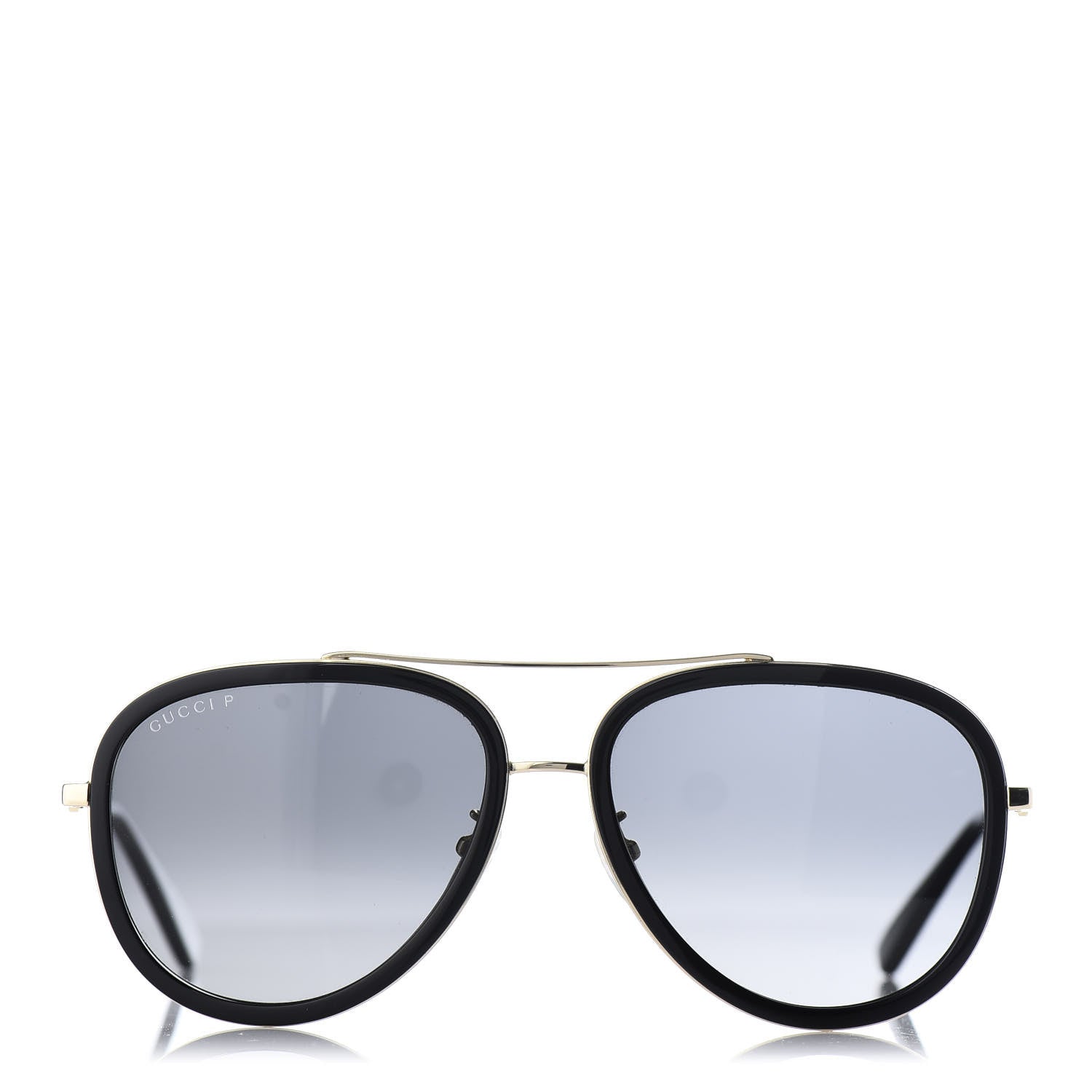 Gucci Aviator Sunglasses GG0062S Black Gold 2 of 8