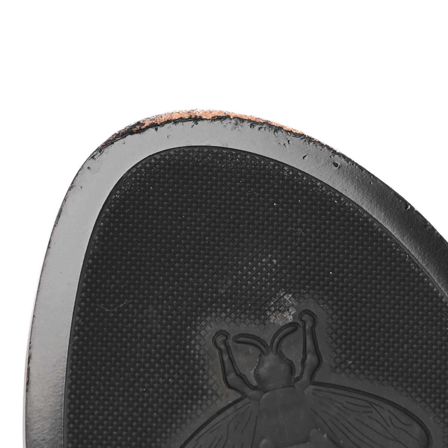Gucci Calfskin GG Marmont Thong Sandals 37.5 Black 11 of 16