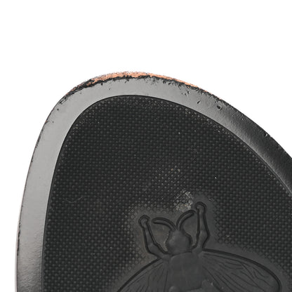 Gucci Calfskin GG Marmont Thong Sandals 37.5 Black 11 of 16