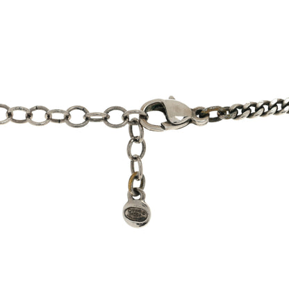 Chanel Crystal Pearl CC Multi Strand Necklace Silver Black 4 of 4