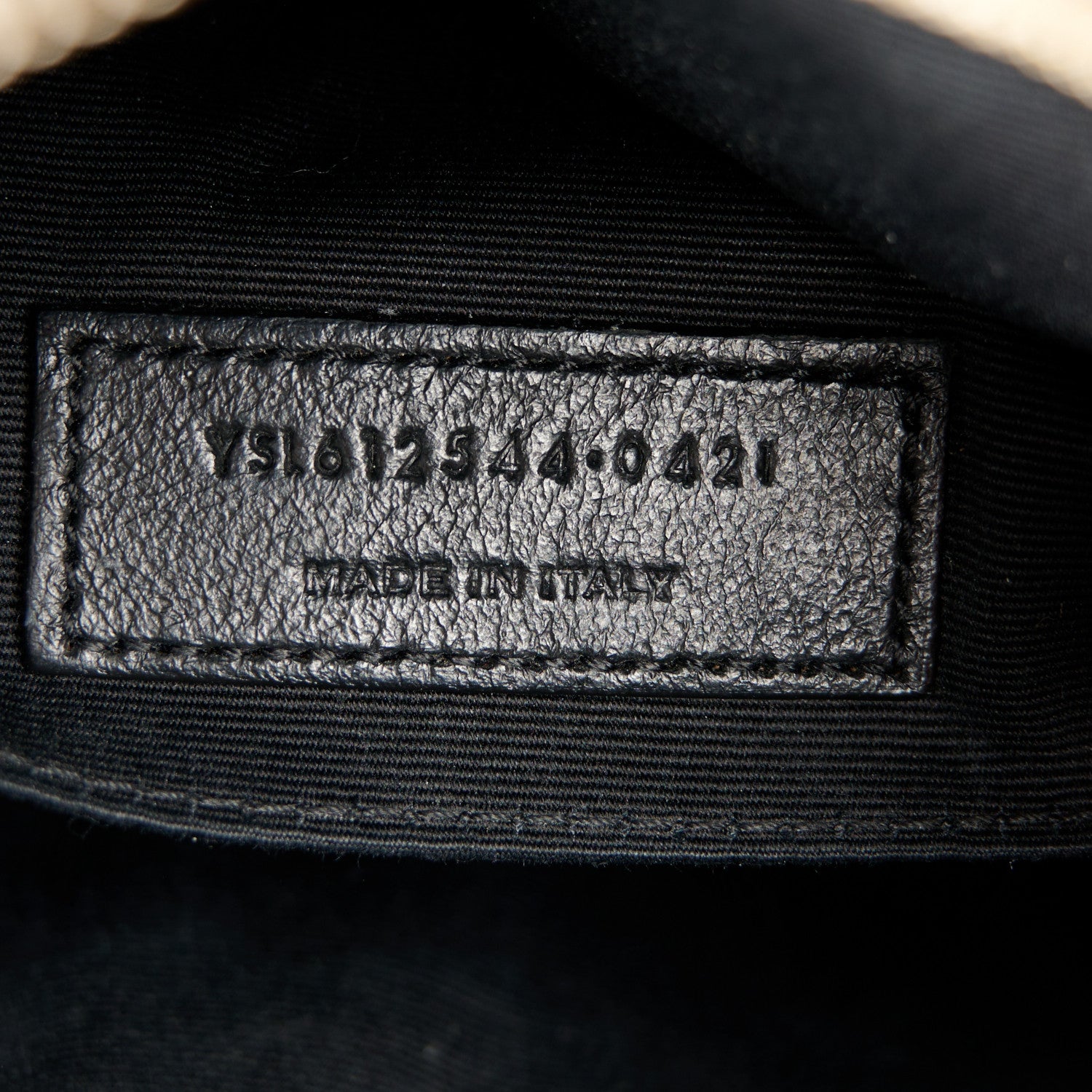 Saint Laurent Calfskin Matelasse Monogram Lou Camera Bag Storm 7 of 10