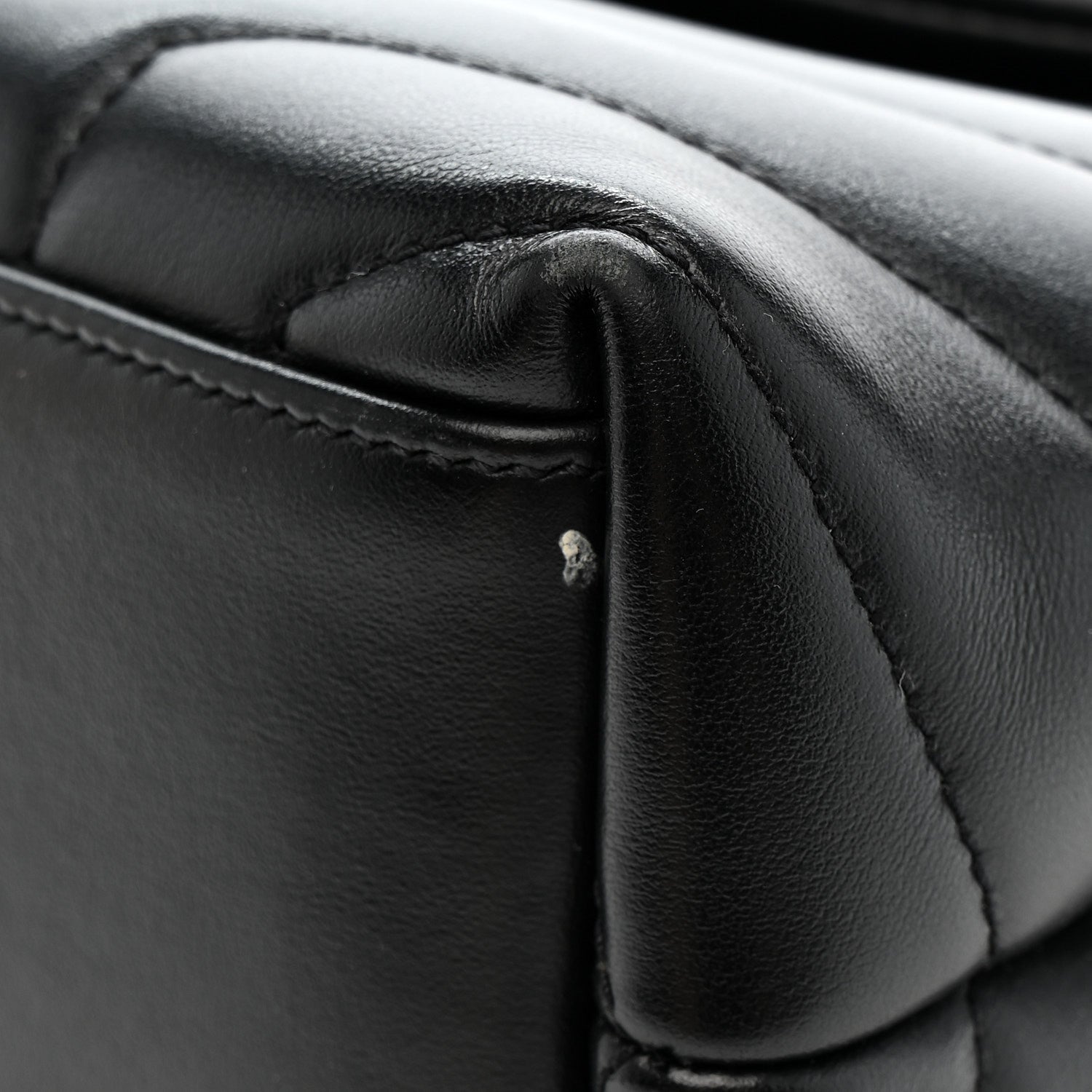 Saint Laurent Calfskin Y Quilted Monogram Small Loulou Chain Satchel Black 13 of 16
