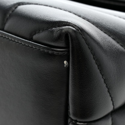 Saint Laurent Calfskin Y Quilted Monogram Small Loulou Chain Satchel Black 13 of 16