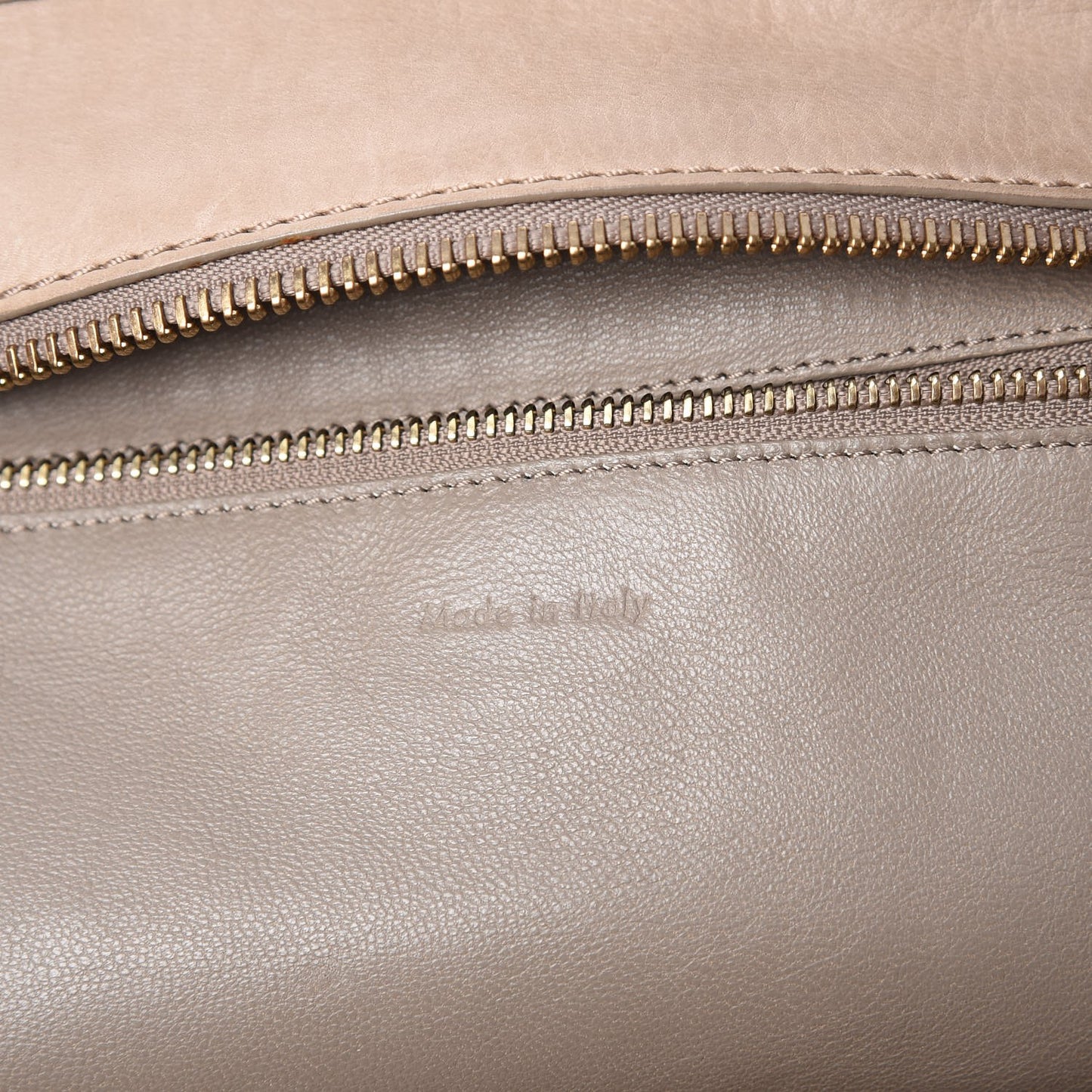 Drummed Calfskin Medium Luggage Camel